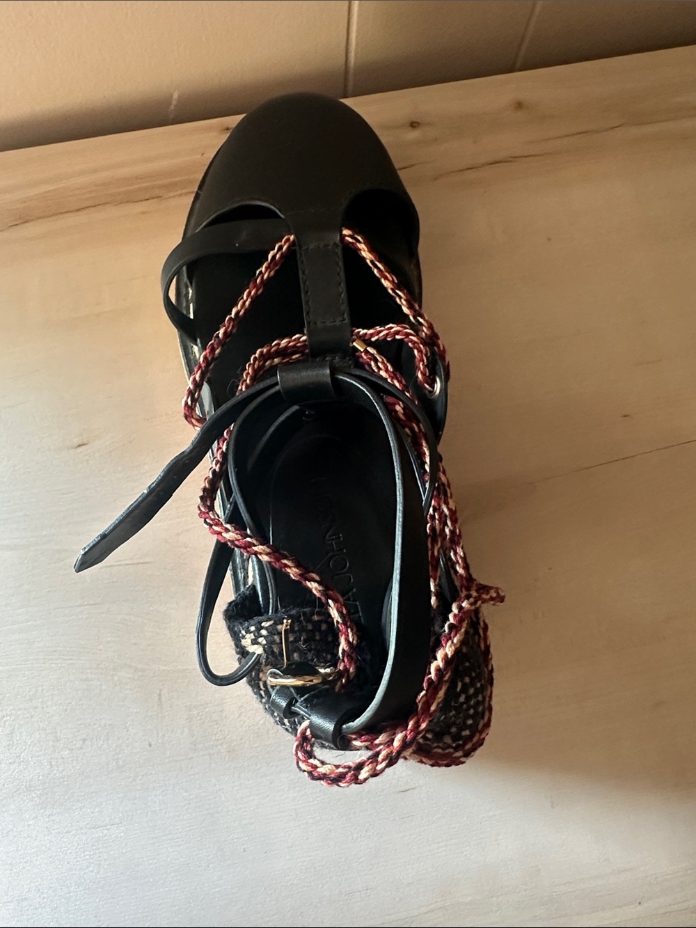 Ulla Johnson Salinas Twisted Rope Leather Flatform sandals - Picture 7 of 15
